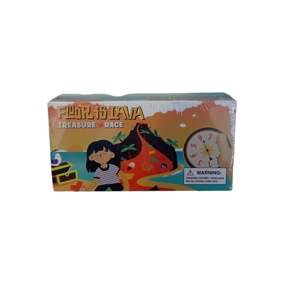 New BNIB Sealed The Floor  Is Lava Treasure Race Interactive Board Game‎ Kids - Picture 1 of 9